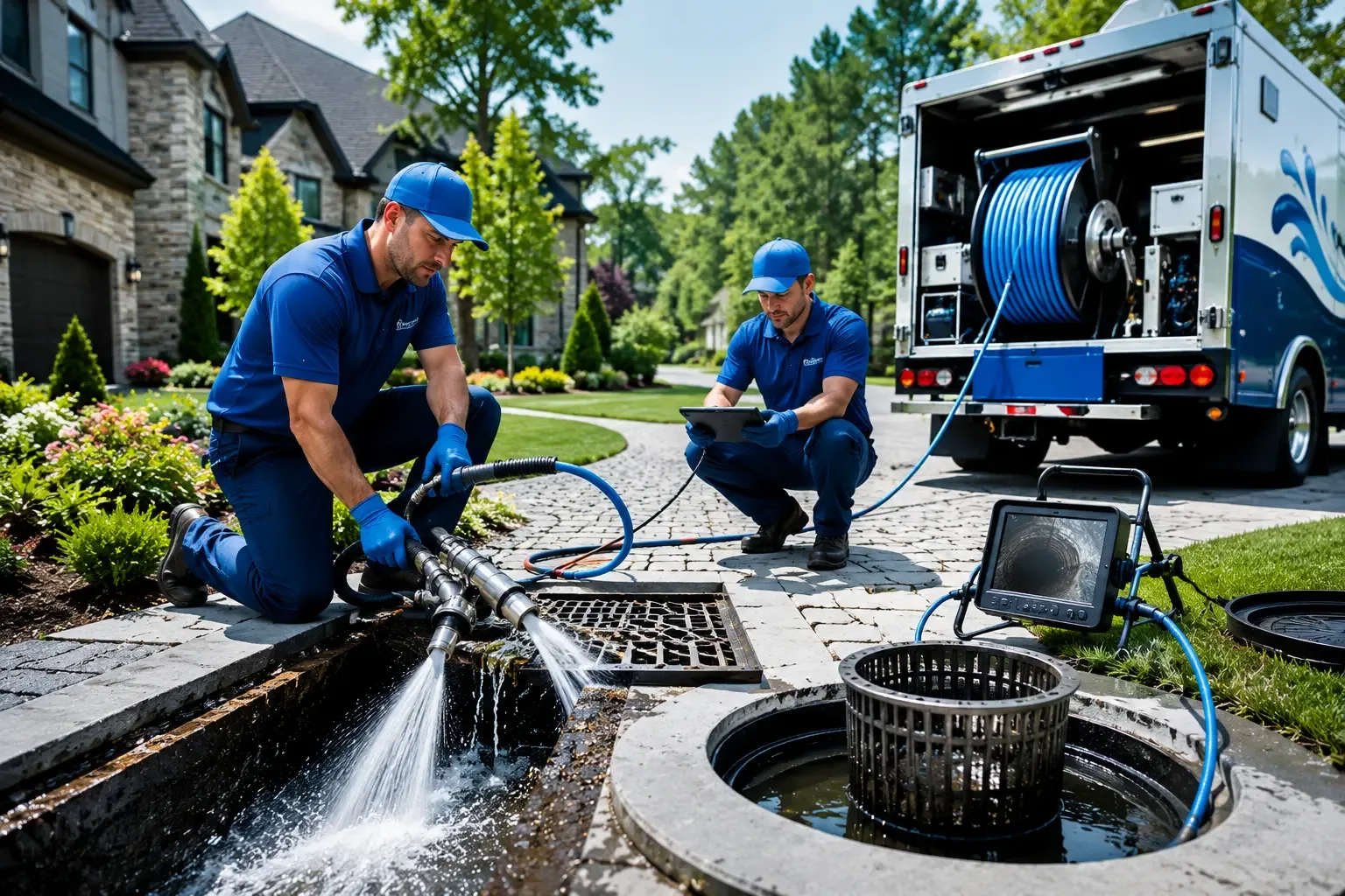 Local outdoor drain cleaning professionals in Hellier, KY